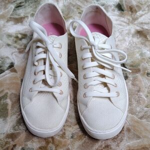 Women's LL Bean Casual Canvas Sneakers - Off White
